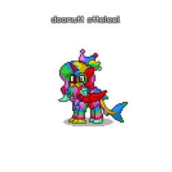 Size: 400x400 | Tagged: safe, artist:smartmars603, derpibooru import, oc, alicorn, pony, pony town, alicorn oc, donut steel, downvote bait, downvotes are upvotes, horn, illiteracy in the description, masterpiece, wings