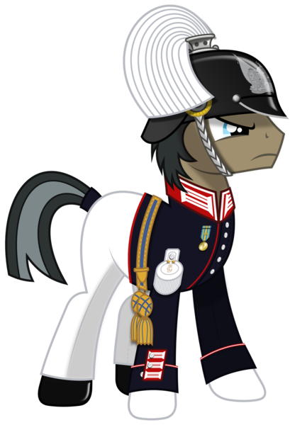 Size: 1024x1501 | Tagged: safe, artist:brony-works, derpibooru import, earth pony, pony, clothes, helmet, male, simple background, solo, stallion, sweden, transparent background, uniform, vector