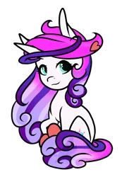 Size: 1024x1481 | Tagged: safe, artist:oneiria-fylakas, derpibooru import, oc, oc:shiny heart, unofficial characters only, pony, unicorn, chibi, female, mare, simple background, solo, transparent background