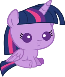Size: 700x824 | Tagged: safe, artist:crystalmagic6, derpibooru import, twilight sparkle, twilight sparkle (alicorn), alicorn, pony, ail-icorn, spoiler:interseason shorts, age regression, baby, baby pony, babylight sparkle, cute, female, foal, frown, simple background, sitting, transparent background, twiabetes, twily, younger