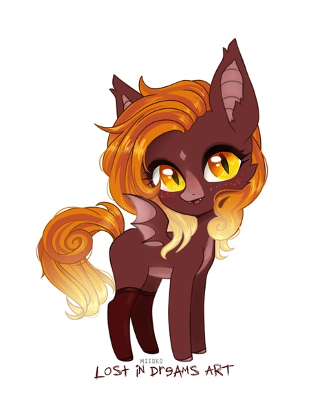 Size: 1122x1500 | Tagged: safe, derpibooru import, oc, oc:fire glow, bat pony, pony, bat pony oc, bat wings, slit eyes, solo, wings