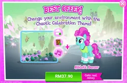 Size: 1041x682 | Tagged: safe, derpibooru import, official, flashdancer, earth pony, pony, advertisement, costs real money, female, gameloft, mare