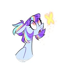 Size: 922x956 | Tagged: safe, artist:iheyyasyfox, derpibooru import, oc, oc:vania, butterfly, pony, female, magical lesbian spawn, mare, offspring, parent:rainbow dash, parent:twilight sparkle, parents:twidash, simple background, solo, transparent background