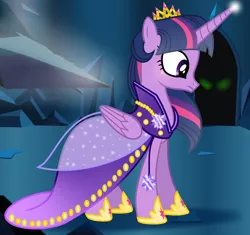 Size: 4848x4560 | Tagged: safe, artist:parisa07, derpibooru import, twilight sparkle, twilight sparkle (alicorn), alicorn, pony, absurd resolution, beatiful, beautiful, clothes, dress, hoof shoes, image, majestic, my little pony, older, older twilight, png, purple, solo