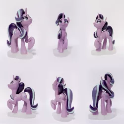 Size: 2000x2000 | Tagged: safe, artist:nightmare331, derpibooru import, starlight glimmer, pony, unicorn, butt, charity, charity auction, craft, female, galacon, galacon 2018, grin, irl, mare, photo, plot, raised leg, sculpture, signed, smiling, solo, starlight glimmer day