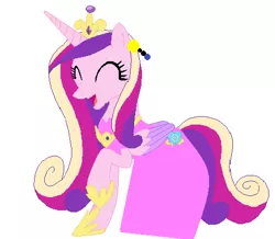 Size: 459x401 | Tagged: safe, artist:princesscaramelo, derpibooru import, princess cadance, pony, solo