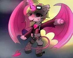 Size: 1280x1024 | Tagged: safe, artist:discordloveevil, derpibooru import, oc, oc:evil, pony, succubus, clothes, cosplay, costume, tongue out