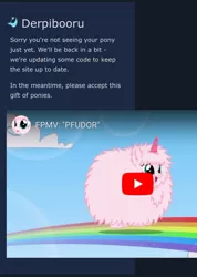 Size: 640x899 | Tagged: derpibooru, derpibooru import, maintenance, meta, oc, oc:fluffle puff, pink fluffy unicorns dancing on rainbows, safe, screencap