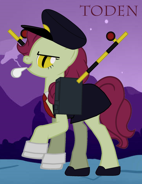 Size: 1592x2064 | Tagged: safe, derpibooru import, ponified, pony, pony creator, antagonist, clothes, conductor, daimon, hooves, my little pony, railroad, sailor moon, toden, whistle