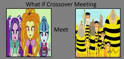 Size: 1219x583 | Tagged: safe, artist:rainbow15s, derpibooru import, adagio dazzle, aria blaze, sonata dusk, equestria girls, averell dalton, crossover, jack dalton, joe dalton, meme, the daltons, the dazzlings, what if, william dalton