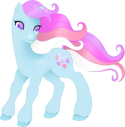 Size: 2085x2113 | Tagged: safe, artist:freezestime, derpibooru import, sweet stuff, pony, twinkle eyed pony, g1, g1 to g2, g2, generation leap, illustrator, simple background, solo, transparent background, vector