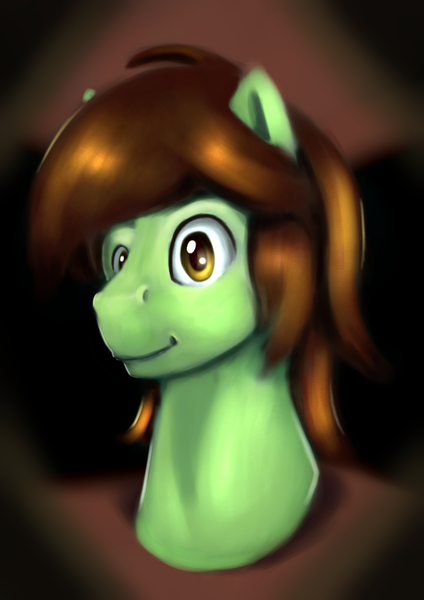 Size: 744x1052 | Tagged: safe, artist:chrisgotjar, derpibooru import, oc, oc:chrisgotjar, unofficial characters only, earth pony, pony, bust, digital art, portrait, simple background, solo