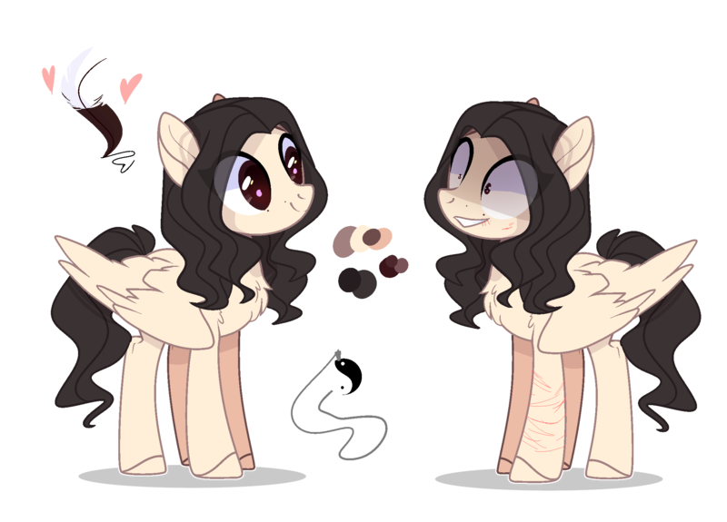 Size: 2132x1532 | Tagged: semi-grimdark, artist:iheyyasyfox, artist:teepew, derpibooru import, oc, oc:padme, pegasus, pony, base used, blood, crazy face, cutting, faic, female, mare, reference sheet, self harm, simple background, solo, transparent background