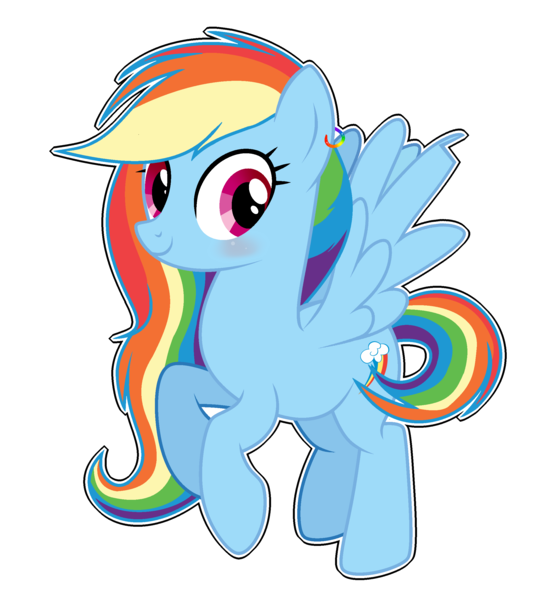 Size: 2285x2473 | Tagged: safe, artist:rachelclaradrawz, derpibooru import, rainbow dash, pony, alternate hairstyle, simple background, solo, transparent background