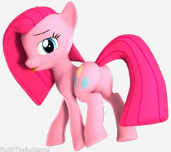 Size: 2044x1814 | Tagged: safe, artist:flushthebatsanta, derpibooru import, pinkie pie, earth pony, pony, 3d, balloonbutt, butt, female, looking at you, mare, pinkamena diane pie, plot, silly, source filmmaker, tongue out