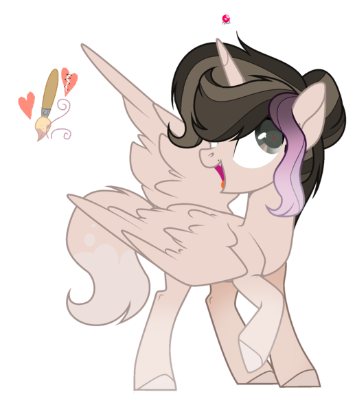 Size: 1640x1904 | Tagged: safe, artist:starling-sentry-yt, derpibooru import, oc, oc:artsy starlight, unofficial characters only, alicorn, pony, base used, female, mare, simple background, solo, transparent background