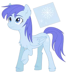 Size: 1994x2176 | Tagged: safe, artist:inersdraco, derpibooru import, oc, oc:snowfall, pegasus, pony, female, fluffy, mare, solo, vector