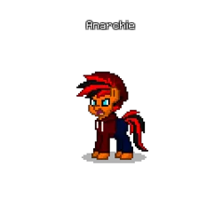 Size: 400x400 | Tagged: safe, artist:smartmars603, derpibooru import, oc, oc:anarchie, earth pony, pony, pony town, male