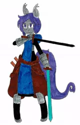 Size: 372x583 | Tagged: safe, artist:elementbrigade, derpibooru import, oc, oc:knight watch, bat pony, pony, armor, bat pony oc, bat wings, dark souls, dark souls 3, elementbrigade, fanfic art, female, pony oc, solo, sword, weapon, wings