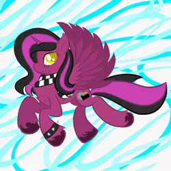 Size: 1000x1000 | Tagged: safe, artist:arivers2000, derpibooru import, oc, oc:showtime, unofficial characters only, alicorn, pony, alicorn oc, art trade, bracelet, clothes, digital art, horn, jewelry, scarf, simple background, solo, wings