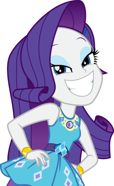 Size: 3000x4903 | Tagged: safe, artist:cloudyglow, derpibooru import, rarity, equestria girls, equestria girls series, street chic, spoiler:eqg series (season 2), big smile, clothes, cute, epic smile, eyeshadow, faic, female, geode of shielding, grin, hands on hip, lidded eyes, looking at you, magical geodes, makeup, rarara, raribetes, shit eating grin, simple background, smiling, smug, solo, transparent background, vector