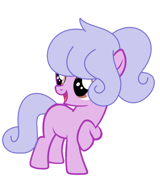 Size: 1209x1345 | Tagged: safe, artist:pegasski, artist:space--paws0w0, derpibooru import, oc, oc:tulip seed, unofficial characters only, earth pony, pony, icey-verse, base used, blank flank, female, filly, magical lesbian spawn, next generation, offspring, open mouth, parent:bluebonnet, parent:sunshine petals, parents:sunbonnet, raised hoof, simple background, solo, transparent background