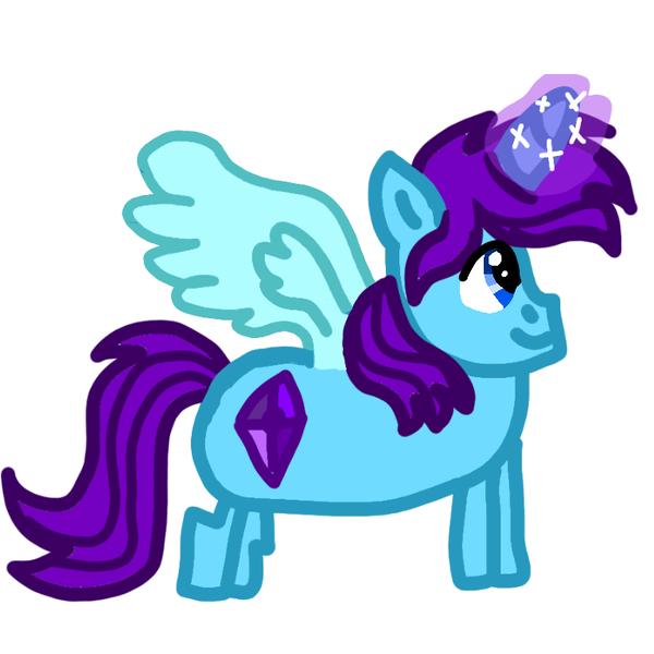 Size: 768x768 | Tagged: artist:broniesplaying, cute, cutie mark, cyan wing, derpibooru import, ibispaint x, magic, oc, oc:bronies playing, safe