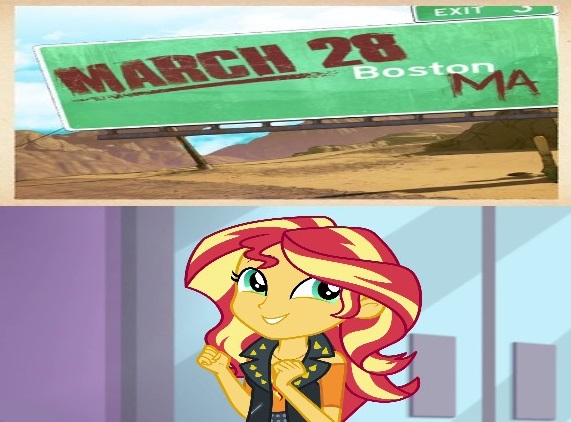 Size: 571x422 | Tagged: safe, derpibooru import, edit, edited screencap, screencap, sunset shimmer, a fine line, equestria girls, equestria girls series, anticipation, excited, gamer sunset, gearbox software, implied borderlands, implied borderlands 3, implied borderlands fan, reaction image, sunset gamer, teaser