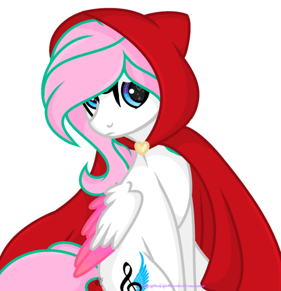 Size: 1584x1640 | Tagged: safe, artist:angelamusic13, derpibooru import, oc, oc:angela music, unofficial characters only, pegasus, pony, cloak, clothes, female, mare, simple background, solo, transparent background, two toned wings, wings