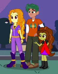 Size: 2168x2760 | Tagged: safe, artist:themexicanpunisher, derpibooru import, adagio dazzle, timber spruce, equestria girls, family, female, male, parent:adagio dazzle, parent:timber spruce, shipping, straight, timberdazzle