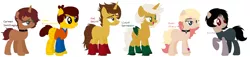 Size: 1880x430 | Tagged: safe, artist:selenaede, artist:spidermanfan16, derpibooru import, ponified, alicorn, pony, alicornified, alita, base used, battle angel alita, carmen sandiego, emmet brickowski, gwen stacy, kai smith, lego, lloyd garmadon, marvel, race swap, the lego movie