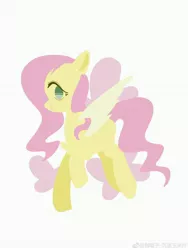 Size: 3456x4608 | Tagged: safe, artist:royal, derpibooru import, fluttershy, pegasus, pony, female, mare, simple background, solo, white background