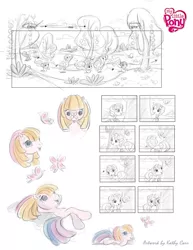 Size: 1236x1600 | Tagged: safe, artist:kathy carr, derpibooru import, toola roola, pony, twinkle wish adventure, dreams do come true, g3.5, storyboard