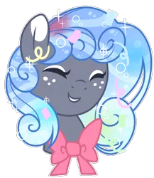 Size: 800x922 | Tagged: safe, artist:crystal-tranquility, derpibooru import, oc, oc:confetti, pony, bust, eyes closed, female, mare, portrait, simple background, solo, transparent background