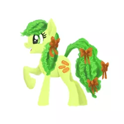 Size: 800x800 | Tagged: safe, artist:needsmoarg4, derpibooru import, apple fritter, earth pony, pony, apple family member, solo