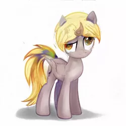 Size: 512x512 | Tagged: safe, artist:aerial, derpibooru import, derpy hooves, pegasus, pony, simple background, solo, white background