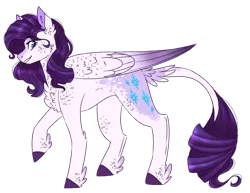 Size: 906x699 | Tagged: safe, artist:wanderingpegasus, derpibooru import, rarity, pegasus, pony, pegasus rarity, race swap, simple background, solo, transparent background