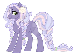 Size: 1024x755 | Tagged: safe, artist:azure-art-wave, derpibooru import, oc, oc:delilah, earth pony, pony, unicorn, deviantart watermark, female, mare, obtrusive watermark, offspring, parent:princess cadance, parent:shining armor, parents:shiningcadance, simple background, solo, transparent background, watermark