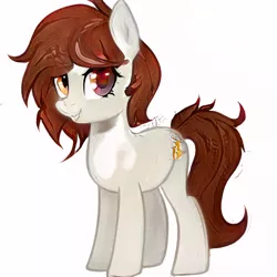 Size: 512x512 | Tagged: safe, artist:aerial, derpibooru import, oc, unofficial characters only, earth pony, pony, looking at you, simple background, solo, white background