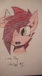 Size: 1836x3264 | Tagged: safe, artist:captain_lucky_day, derpibooru import, pony, traditional art