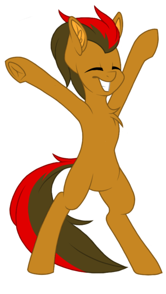 Size: 566x1000 | Tagged: safe, artist:melodytheartpony, derpibooru import, oc, earth pony, pony, cute, happy, male