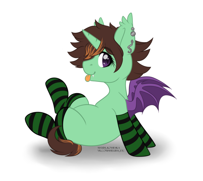 Size: 4584x4091 | Tagged: safe, artist:hellishprogrammer, derpibooru import, oc, oc:mareula snyde, unofficial characters only, alicorn, bat pony, bat pony alicorn, pony, snake, alicorn oc, bat pony oc, bat wings, blank flank, clothes, commission, cute, ear piercing, earring, fangs, female, harry potter, heart eyes, hogwarts mystery, horn, jewelry, mare, ocbetes, piercing, simple background, socks, solo, striped socks, tongue out, transparent background, wingding eyes, wings, ych result