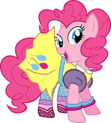 Size: 850x940 | Tagged: safe, artist:linacloud23, derpibooru import, pinkie pie, ponified, earth pony, pony, dance magic, equestria girls, spoiler:eqg specials, clothes, cutie mark, cutie mark on clothes, equestria girls ponified, simple background, smiling, solo, transparent background