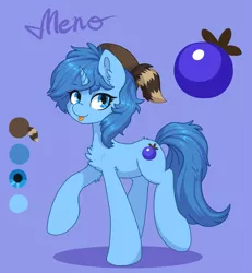 Size: 2491x2696 | Tagged: safe, artist:orchidpony, derpibooru import, oc, oc:meno, unofficial characters only, pony, unicorn, :p, coonskin cap, hat, reference sheet, silly, solo, tongue out