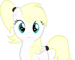 Size: 4000x3210 | Tagged: safe, artist:accu, derpibooru import, oc, oc:luftkrieg, pegasus, pony, aryan, aryan pony, blonde, close-up, expressionless, face, female, filly, looking at you, nazipone, ponytail, vector