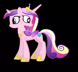 Size: 1589x1477 | Tagged: safe, artist:theunknowenone1, derpibooru import, princess cadance, pony, conjoined, duality, fusion, multiple heads, self ponidox, teen princess cadance, two heads