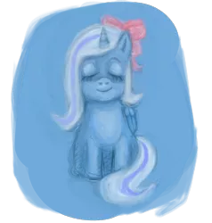 Size: 854x896 | Tagged: safe, derpibooru import, oc, oc:fleurbelle, alicorn, pony, alicorn oc, bow, cute, eyes closed, female, hair bow, horn, long hair, long mane, long tail, mare, pink bow, ribbon, smiling, sweet, wings