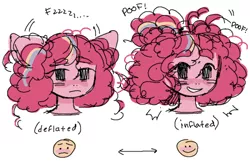 Size: 500x326 | Tagged: alternate hairstyle, anthro, artist:demonboy, derpibooru import, female, pinkamena diane pie, pinkie pie, safe, solo