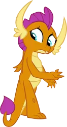 Size: 3142x5945 | Tagged: artist:memnoch, cute, derpibooru import, dragon, dragoness, female, molt down, safe, simple background, smolder, smolderbetes, solo, source needed, transparent background, vector, wings, worried