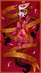 Size: 1861x3309 | Tagged: grimdark, artist:lixthefork, derpibooru import, oc, oc:lix, unofficial characters only, pony, dia de los muertos, ponysona, solo